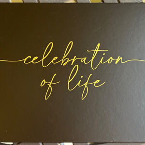 CELEBRATION OF LIFE: GUEST BOOKS FOR MEMORIAL SERVICE & By Guest Book House NEW